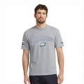 NFL PHILADELPHIA EAGLES LIVING LARGE T-SHIRT EN JERSEY DE COTON À ÉPAULES TOMBANTES POUR HOMME (GRIS CHINÉ FONCÉ)