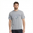 NFL PHILADELPHIA EAGLES LIVING LARGE T-SHIRT EN JERSEY DE COTON À ÉPAULES TOMBANTES POUR HOMME (GRIS CHINÉ FONCÉ)