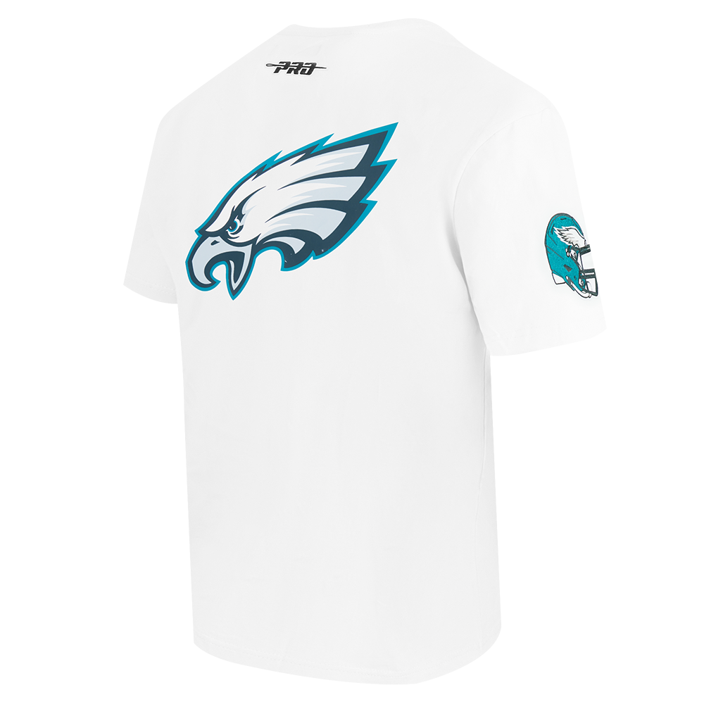 NFL PHILADELPHIA EAGLES LIVING LARGE T-SHIRT EN JERSEY DE COTON À ÉPAULES TOMBANTES POUR HOMME (BLANC)