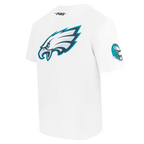 NFL PHILADELPHIA EAGLES LIVING LARGE T-SHIRT EN JERSEY DE COTON À ÉPAULES TOMBANTES POUR HOMME (BLANC)