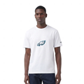 NFL PHILADELPHIA EAGLES LIVING LARGE T-SHIRT EN JERSEY DE COTON À ÉPAULES TOMBANTES POUR HOMME (BLANC)