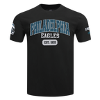 NFL PHILADELPHIA EAGLES CITY ARCH MEN'S SJ TEE (BLACK)