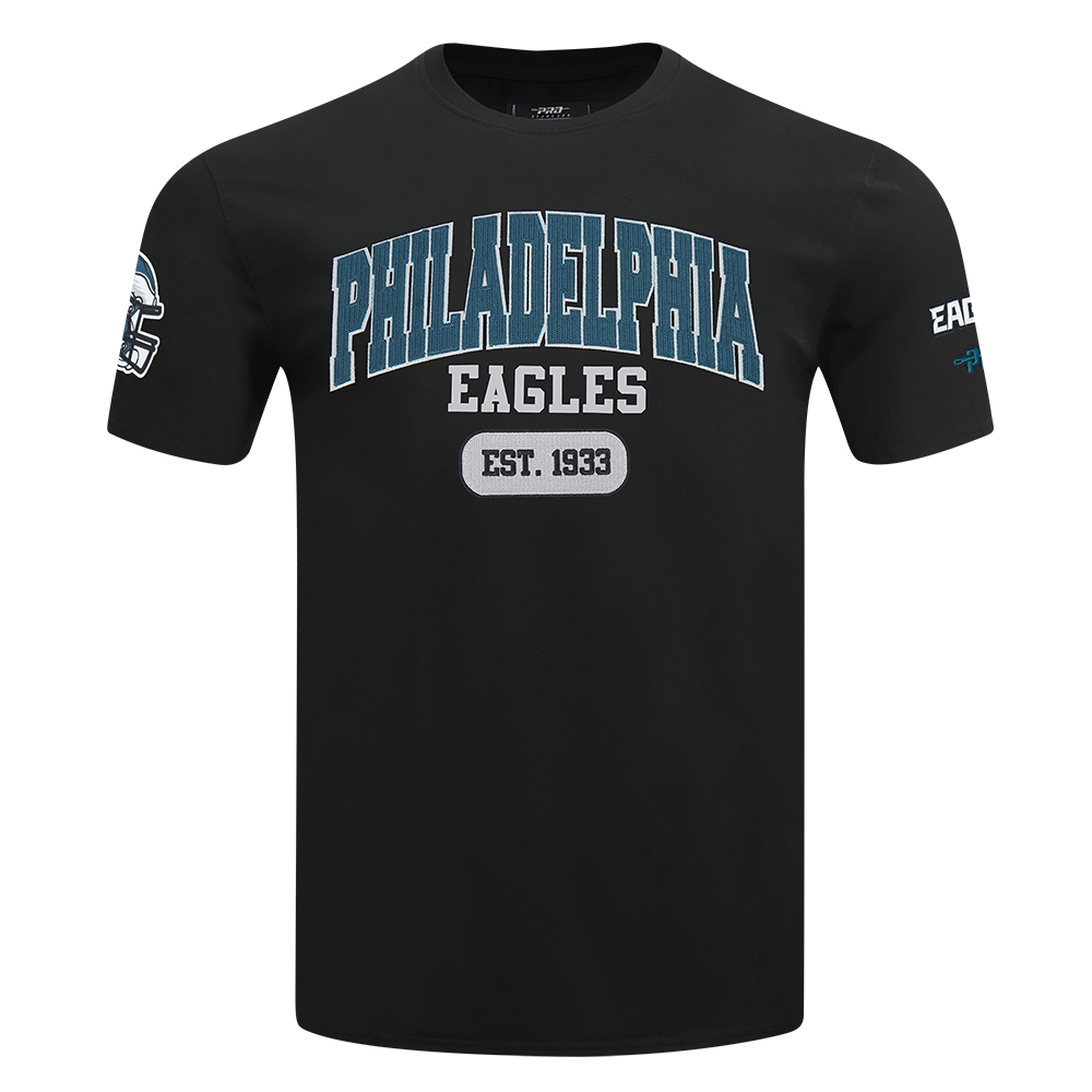 NFL PHILADELPHIA EAGLES CITY ARCH MEN'S SJ TEE (BLACK)