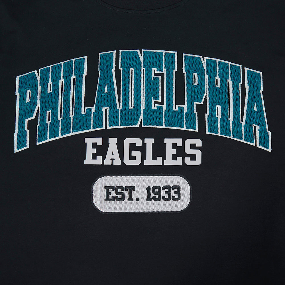 NFL PHILADELPHIA EAGLES CITY ARCH MEN'S SJ TEE (BLACK)