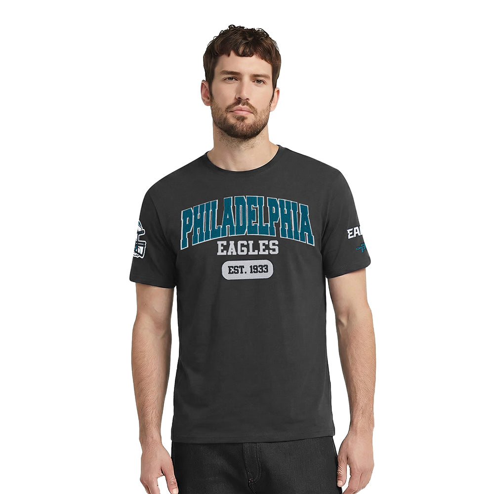 NFL PHILADELPHIA EAGLES CITY ARCH MEN'S SJ TEE (BLACK)