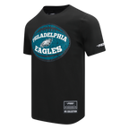 NFL PHILADELPHIA EAGLES T-SHIRT À MANCHES COURTES POUR HOMME (NOIR)
