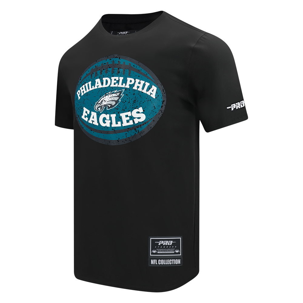 NFL PHILADELPHIA EAGLES T-SHIRT À MANCHES COURTES POUR HOMME (NOIR)