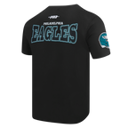 NFL PHILADELPHIA EAGLES T-SHIRT À MANCHES COURTES POUR HOMME (NOIR)
