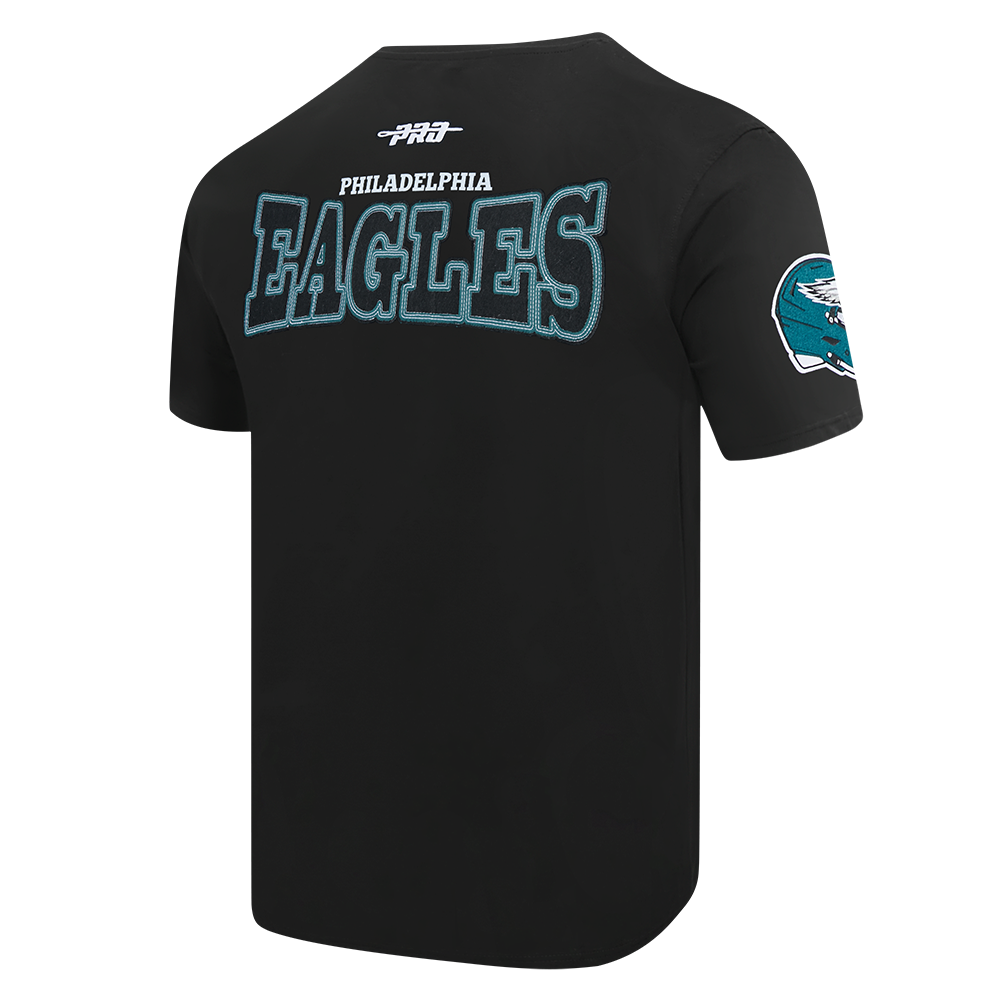 NFL PHILADELPHIA EAGLES T-SHIRT À MANCHES COURTES POUR HOMME (NOIR)