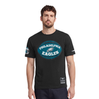 NFL PHILADELPHIA EAGLES T-SHIRT À MANCHES COURTES POUR HOMME (NOIR)