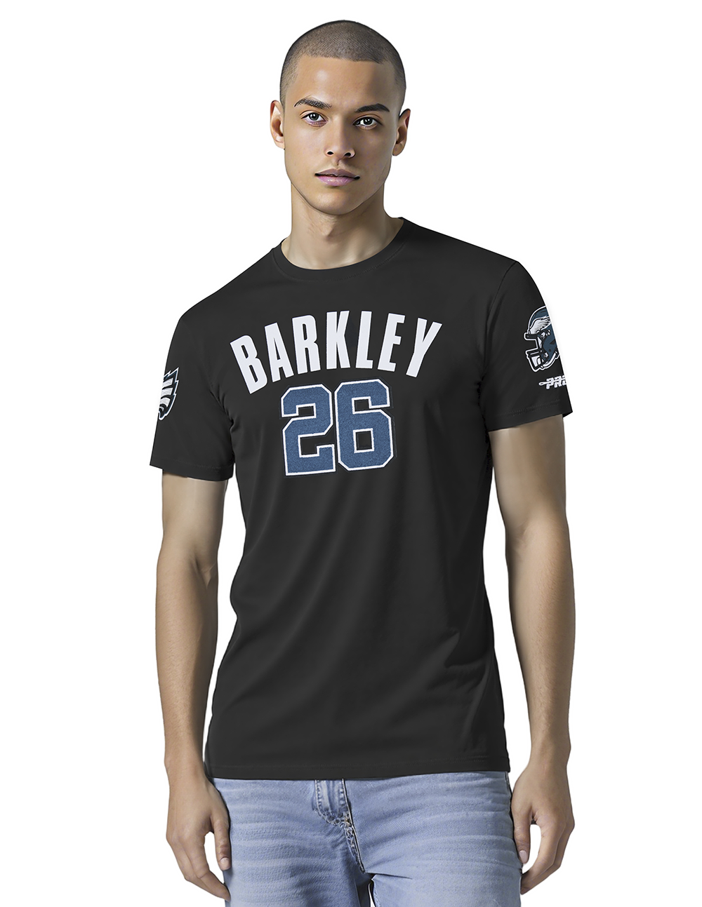 NFL PHILADELPHIA EAGLES SAQUON BARKLEY #26 CLASSIC PNN MEN'S SJ TEE