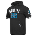 NFL PHILADELPHIA EAGLES SAQUON BARKLEY #26 CLASSIC PNN CHANDAIL À CAPUCHON À MANCHES COURTES POUR HOMME