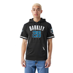 NFL PHILADELPHIA EAGLES SAQUON BARKLEY #26 CLASSIC PNN CHANDAIL À CAPUCHON À MANCHES COURTES POUR HOMME