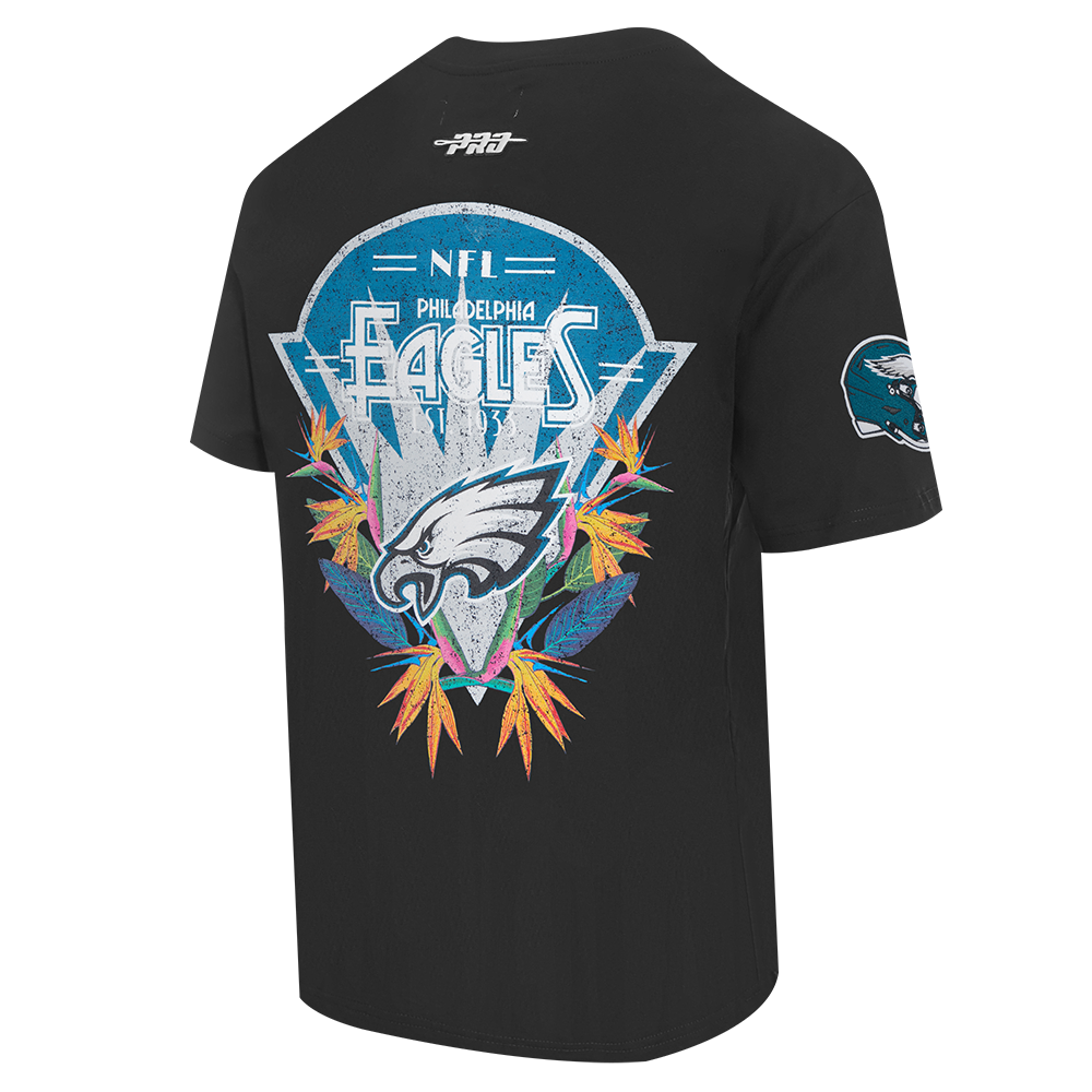 NFL PHILADELPHIA EAGLES PARADISE T-SHIRT À MANCHES COURTES POUR HOMME (NOIR)