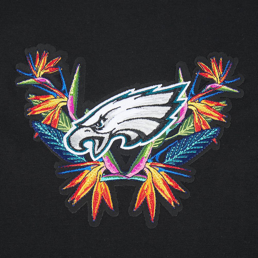 NFL PHILADELPHIA EAGLES PARADISE T-SHIRT À MANCHES COURTES POUR HOMME (NOIR)