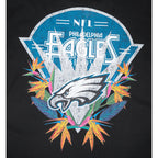 NFL PHILADELPHIA EAGLES PARADISE T-SHIRT À MANCHES COURTES POUR HOMME (NOIR)