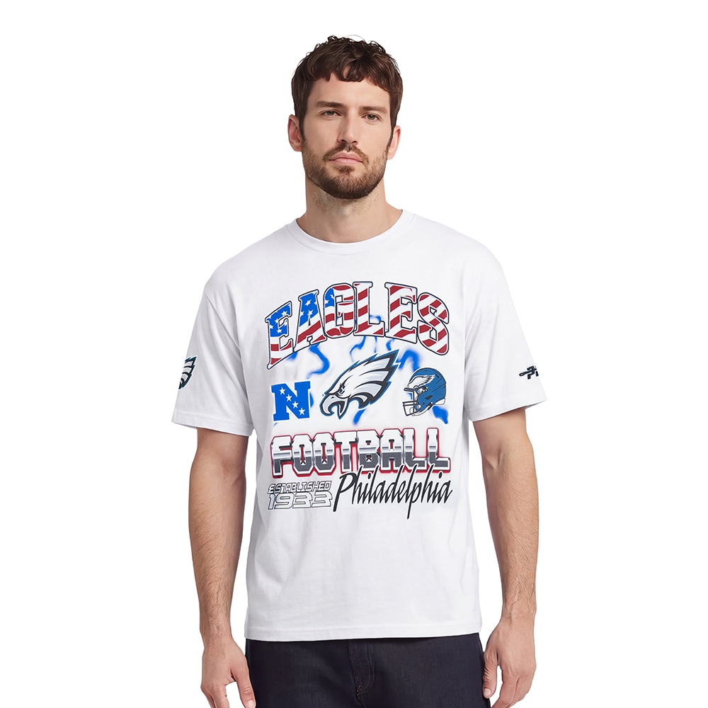 NFL PHILADELPHIA EAGLES VICTORY MEN'S S/S TEE (WHITE)