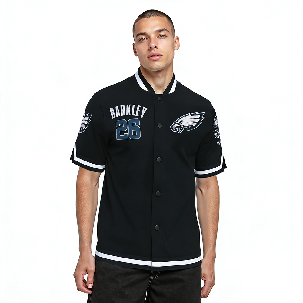 NFL PHILADELPHIA EAGLES SAQUON BARKLEY #26 CLASSIC PNN DK WARM POUR HOMME (NOIR)
