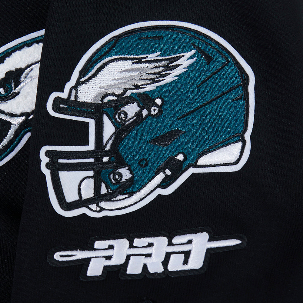 NFL PHILADELPHIA EAGLES JALEN HURTS #1 CLASSIC PNN MEN'S DK WARM UP (BLACK)