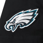 NFL PHILADELPHIA EAGLES CLASSIC CHENILLE T-SHIRT À MANCHES COURTES POUR HOMME (NOIR)