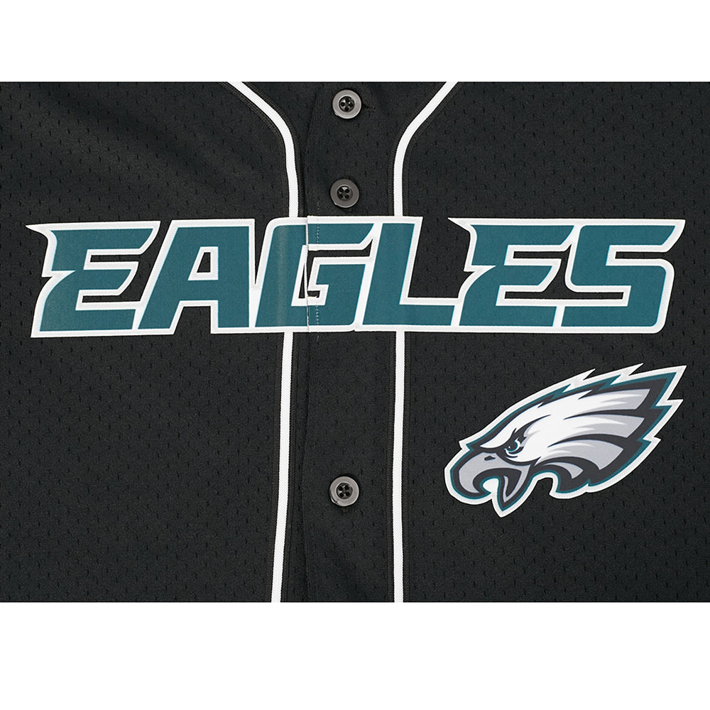 NFL PHILADELPHIA EAGLES MESH CHEMISE POUR HOMME (NOIR)