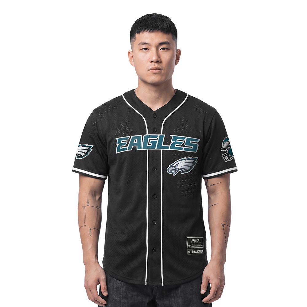 NFL PHILADELPHIA EAGLES MESH CHEMISE POUR HOMME (NOIR)