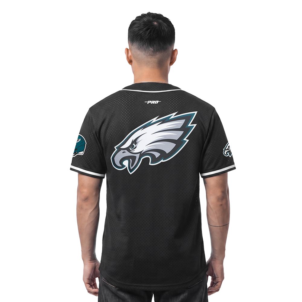 NFL PHILADELPHIA EAGLES MESH CHEMISE POUR HOMME (NOIR)
