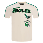 NFL PHILADELPHIA EAGLES RETRO CLASSIC MEN'S STRIPED TEE (EGGSHELL/ KELLY GREEN)