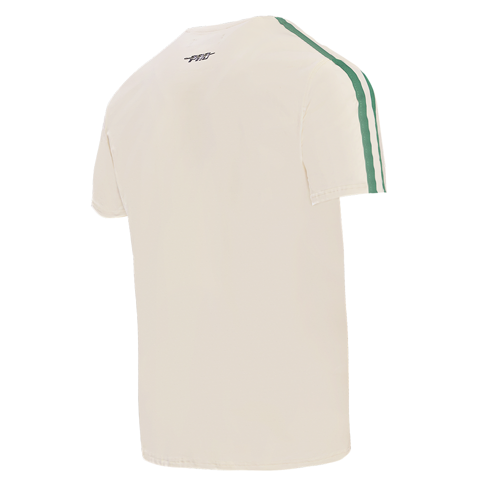 NFL PHILADELPHIA EAGLES RETRO CLASSIC MEN'S STRIPED TEE (EGGSHELL/ KELLY GREEN)
