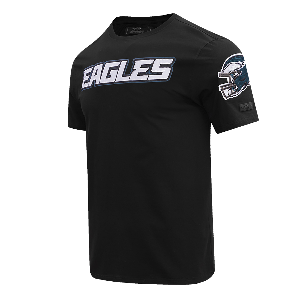 NFL PHILADELPHIA EAGLES TACKLE TWILL MEN'S TEE (BLACK)