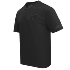 NFL PHILADELPHIA EAGLES NEUTRAL DROP SHOULDER MEN'S TEE (BLACK)