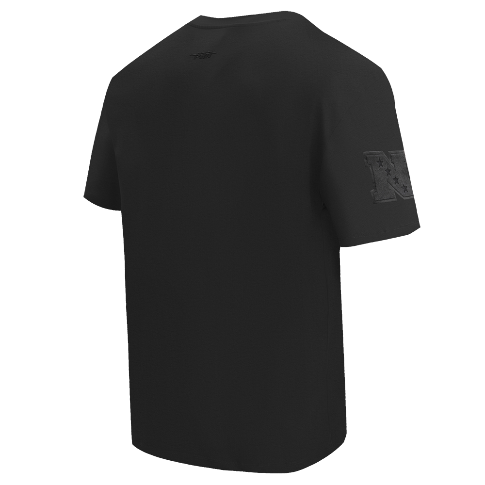 NFL PHILADELPHIA EAGLES NEUTRAL DROP SHOULDER MEN'S TEE (BLACK)