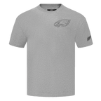 NFL PHILADELPHIA EAGLES NEUTRAL MEN'S DROP SHOULDER TEE (DARK HEATHER GRAY)
