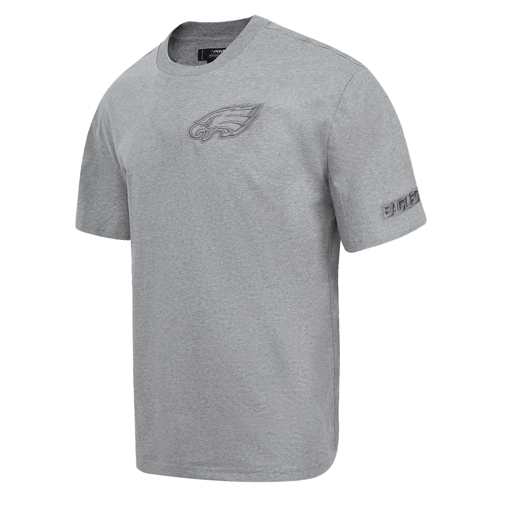 NFL PHILADELPHIA EAGLES NEUTRAL MEN'S DROP SHOULDER TEE (DARK HEATHER GRAY)