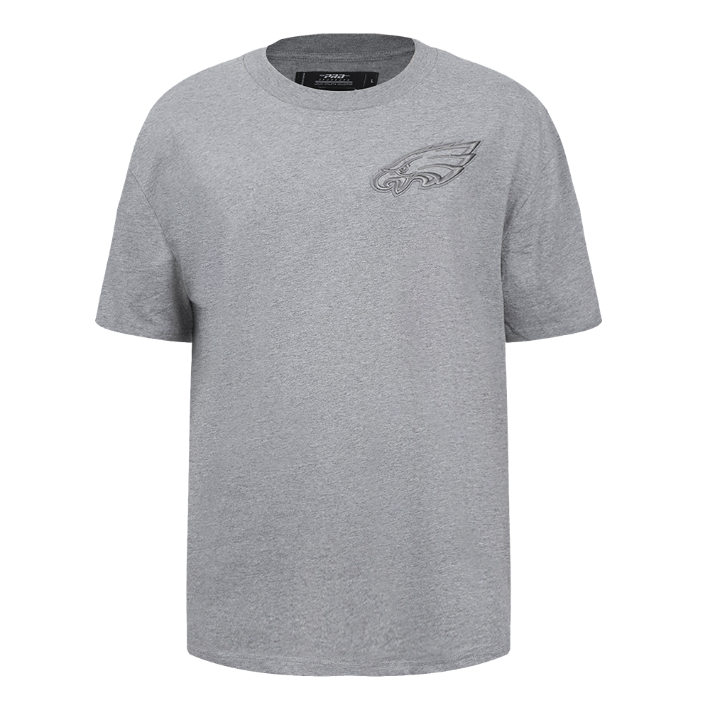 NFL PHILADELPHIA EAGLES NEUTRAL MEN'S DROP SHOULDER TEE (DARK HEATHER GRAY)