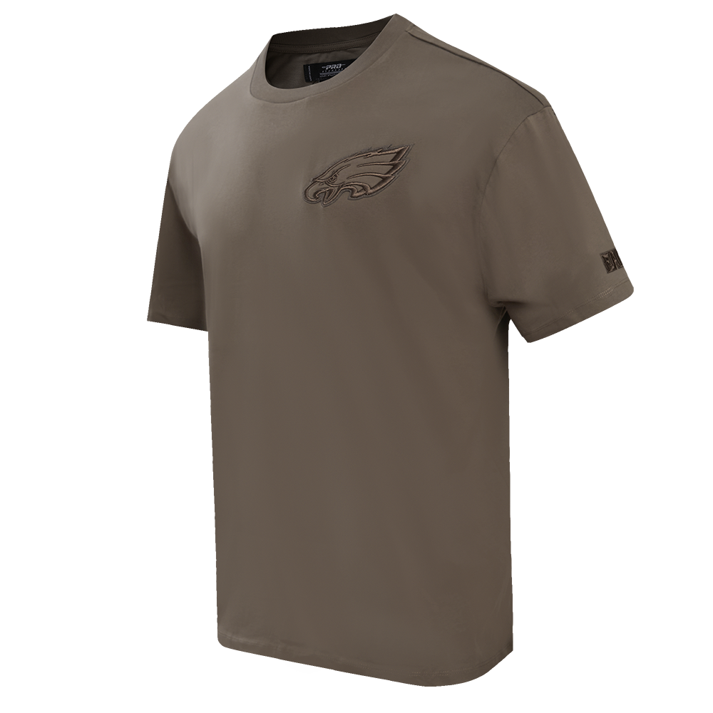 NFL PHILADELPHIA EAGLES NEUTRAL DROP SHOULDER MEN'S TEE (DARK TAUPE)