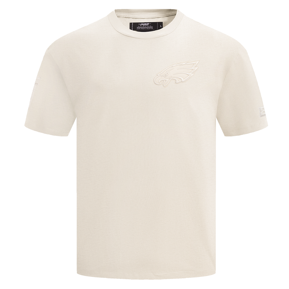 NFL PHILADELPHIA EAGLES NEUTRAL T-SHIRT À ÉPAULES TOMBANTES POUR HOMME (COQUILLE D'ŒUF)