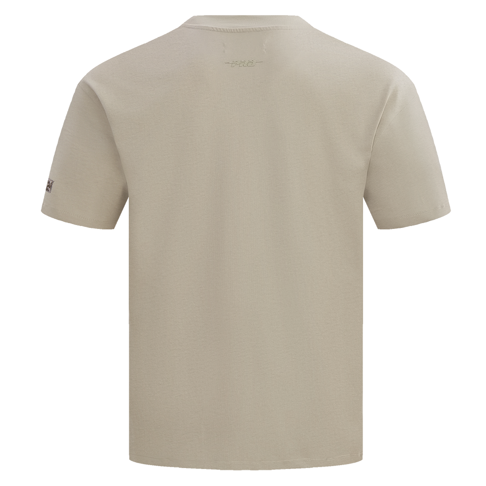 NFL PHILADELPHIA EAGLES NEUTRAL T-SHIRT EN JERSEY DE COTON À ÉPAULES TOMBANTES (TAUPE)