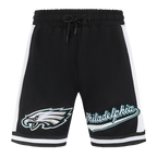 NFL PHILADELPHIA EAGLES SCRIPT TAIL SHORT EN MAILLE DOUBLE 2.0 POUR HOMME (NOIR)