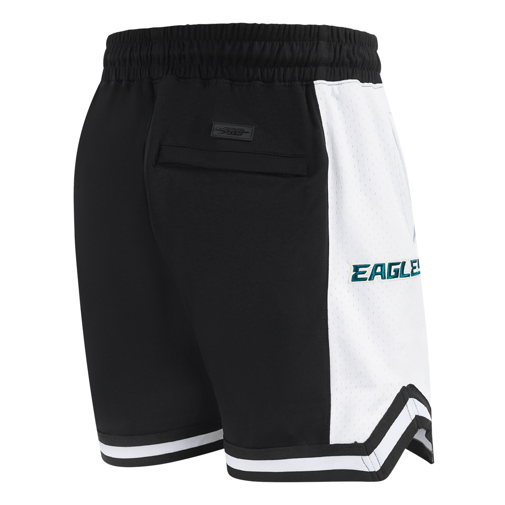 NFL PHILADELPHIA EAGLES SCRIPT TAIL SHORT EN MAILLE DOUBLE 2.0 POUR HOMME (NOIR)