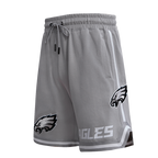 NFL PHILADELPHIA EAGLES CLASSIC CHENILLE SHORT EN MAILLE DOUBLE POUR HOMME (GRIS)