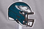 NFL PHILADELPHIA EAGLES CLASSIC CHENILLE SHORT EN MAILLE DOUBLE POUR HOMME (GRIS)
