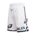 NFL PHILADELPHIA EAGLES CLASSIC CHENILLE SHORT EN MAILLE DOUBLE POUR HOMME (BLANC)