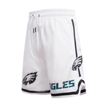 NFL PHILADELPHIA EAGLES CLASSIC CHENILLE SHORT EN MAILLE DOUBLE POUR HOMME (BLANC)