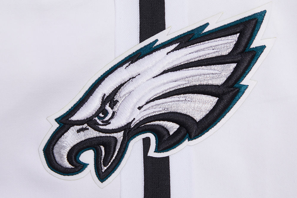 NFL PHILADELPHIA EAGLES CLASSIC CHENILLE SHORT EN MAILLE DOUBLE POUR HOMME (BLANC)