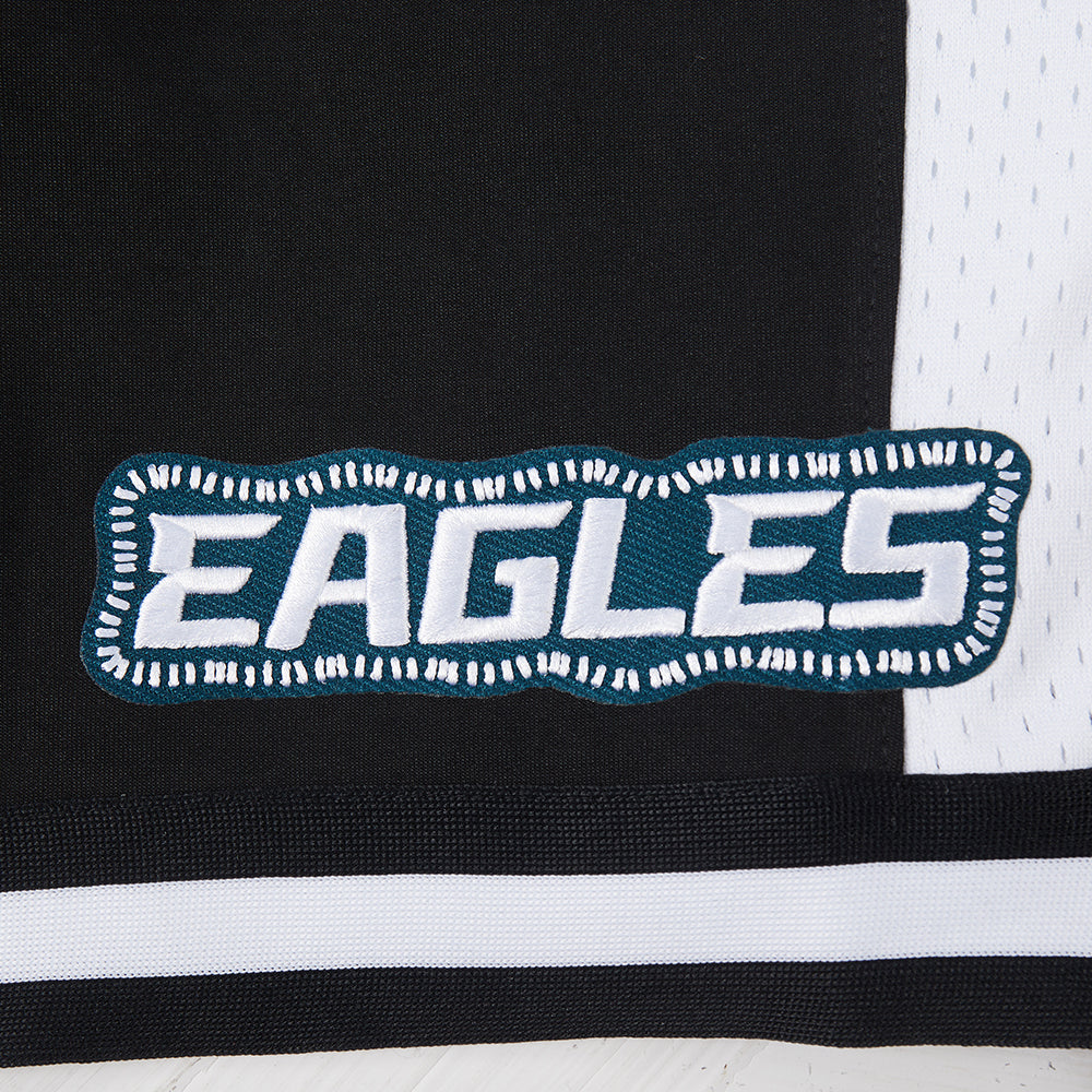 NFL PHILADELPHIA EAGLES DIY PICK STITCH MEN'S DOUBLE KNIT 2.0 SHORT (BLACK)
