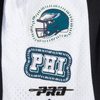 NFL PHILADELPHIA EAGLES DIY PICK STITCH MEN'S DOUBLE KNIT 2.0 SHORT (BLACK)