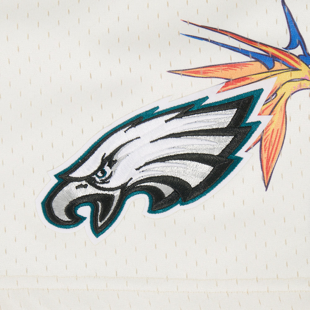 NFL PHILADELPHIA EAGLES PARADISE MEN'S MESH SHORT (EGGSHELL)