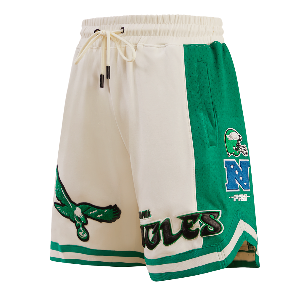 NFL PHILADELPHIA EAGLES RETRO CLASSIC SHORT 2.0 POUR HOMME (COQUILLE D'ŒUF/VERT KELLY)