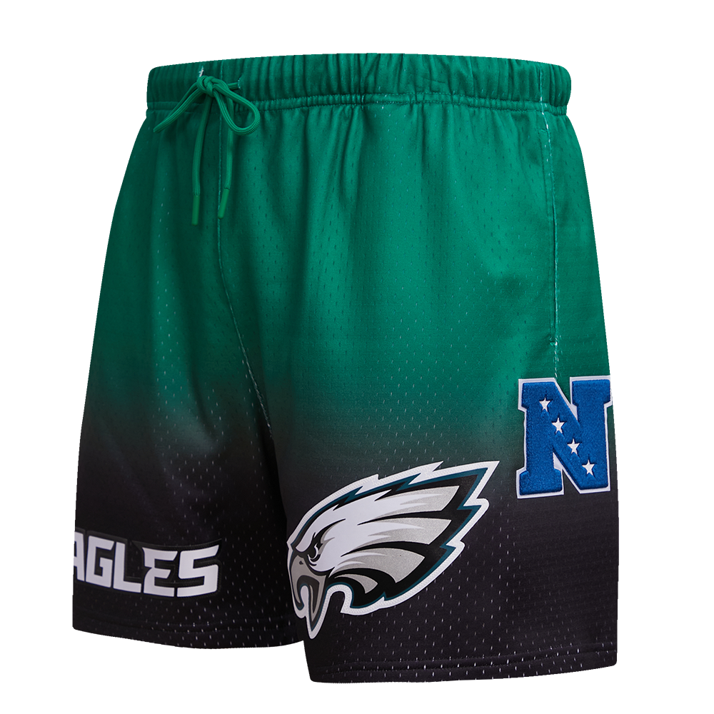 NFL PHILADELPHIA EAGLES TEAM MEN'S MESH SHORT (KELLY GREEN/BLACK)